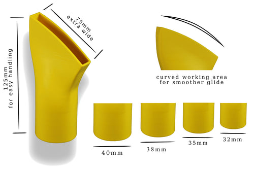 Extra-Wide crevice vacuum Nozzle(yellow)