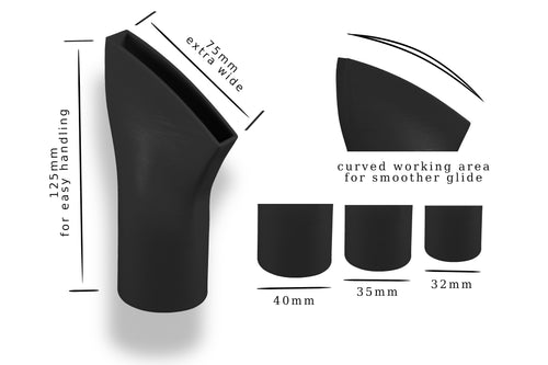 Extra-Wide crevice vacuum Nozzle(black)